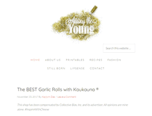 Tablet Screenshot of amongtheyoung.com